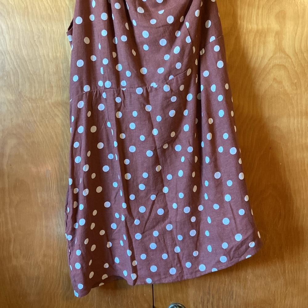 Abercrombie & Fitch Brown One Shoulder Dress NWOT - Picture 9 of 14